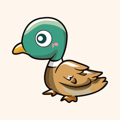 bird cartoon theme elements vector,eps