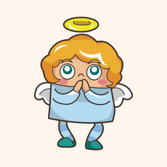 angel theme elements vector,eps