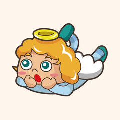 angel theme elements vector,eps