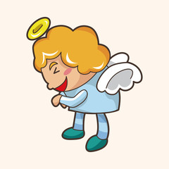 angel theme elements vector,eps
