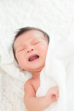 Newborn asian baby cry