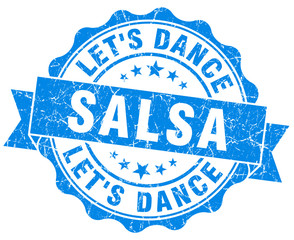 sign up blue grunge seal isolated on white