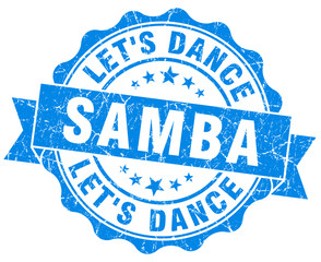 sign up blue grunge seal isolated on white