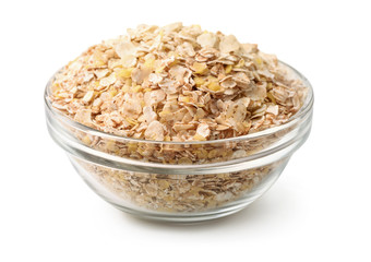 Bowl of  multi grain flakes