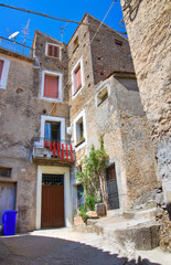 Alleyway. Morano Calabro. Calabria. Italy.