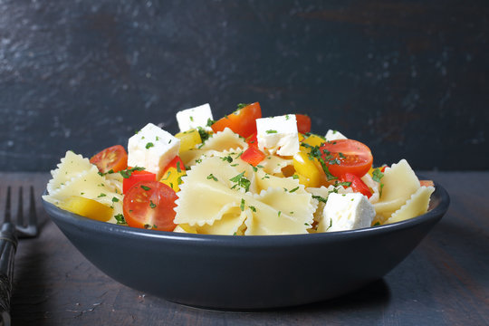 pasta italiana verdure e formaggio