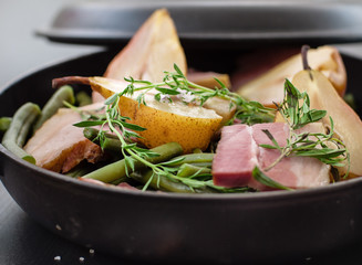 Birne, Bohne, Speck