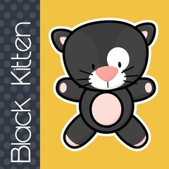 baby black cat