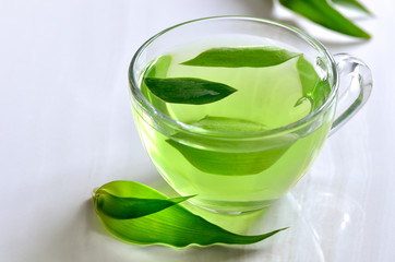 Green spa tea