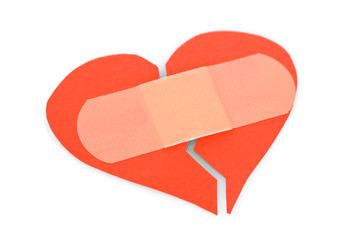 Broken Heart With Bandage