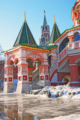 Fototapeta premium St. Basil Cathedral, Red Square, Moscow, Russia.