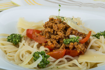 Pasta bolognese