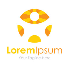 One man vision great idea element icons business logo