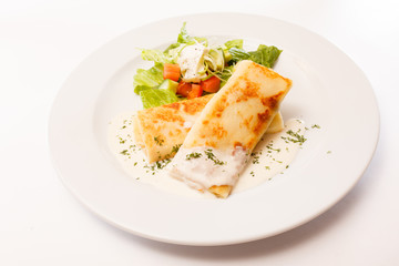 pancakes with sour cream