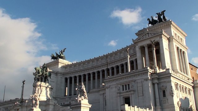 National Monument to Victor Emmanuel II ( Vittoriano ). Rome
