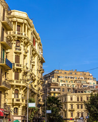 Fototapeta na wymiar Buildings in the City Center of Cairo - Egypt