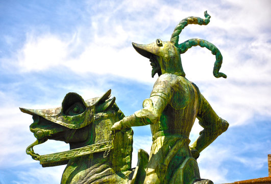 Estatua de Francisco Pizarro, Charles Rumsey, Trujillo, Espa&ntilde;a