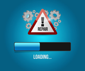 virus reparation update concept