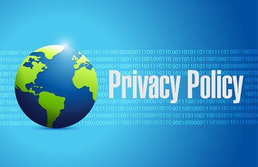 privacy policy international sign illustration