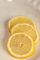 Fototapeta na wymiar Sliced Lemon