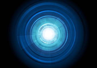 Dark blue technology background