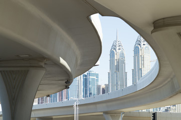 Obraz premium Highway to draw a curve