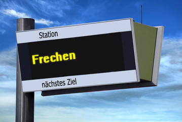 Anzeigetafel 6 - Frechen