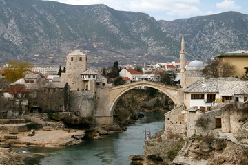 Fototapeta na wymiar Old Bridge - Mostar