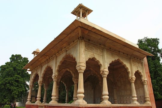The Red Fort was the residence of the Mughal emperors of India