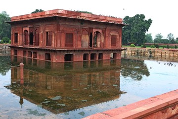 The Red Fort was the residence of the Mughal emperors of India