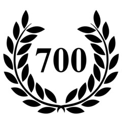 Lauriers 700 sur fond blanc