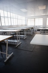 Empty class room