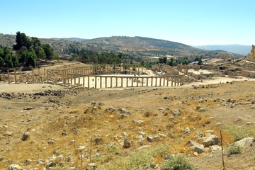 Roman Temple in the city of Jerash