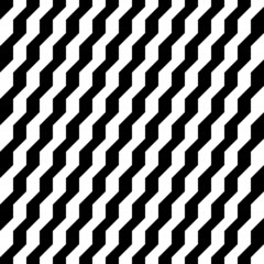 Retro Seamless Pattern Stairs Black