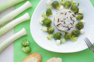 Vegetarian healthy lunch