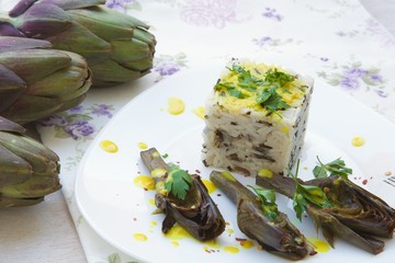 Healthy vegetarian lunch