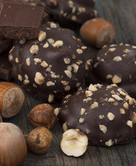 chocolate with hazelnuts
