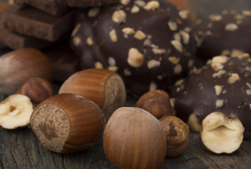 chocolate with nuts
