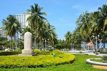 Вьетнам, центральный парк города Нячанг