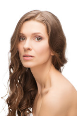 Fototapeta premium Healthy glowing skin Caucasian woman