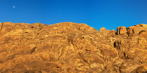 Fototapeta premium View from Moses Mountain Sinai. Egypt.
