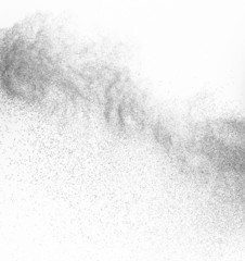 Abstract paint splatter