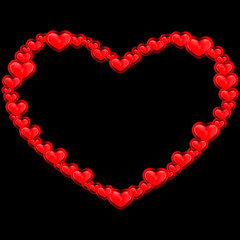 Obraz premium Red Hearts