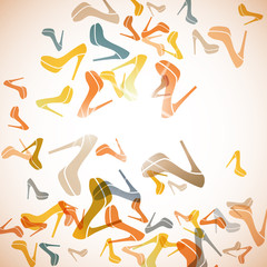 abstract background: shoe