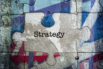 Strategy puzzle concept