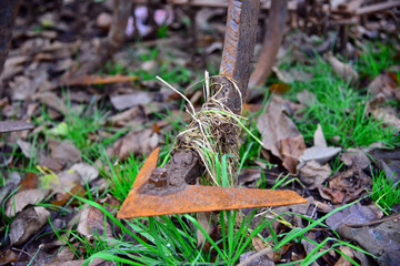 Metakkic tractor extension for digging the soil