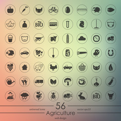 Set of agriculture icons
