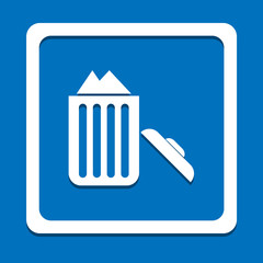Trash icon great for any use. Vector EPS10.