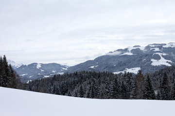 Ausblick Winterlandschaft