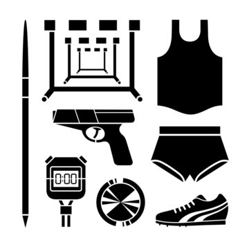 Sports icon collection icon great for any use. Vector EPS10.